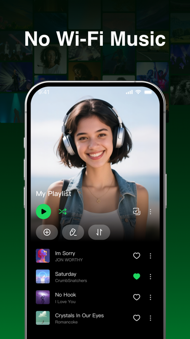 Offline Music Player Pro & MP3 iPhone screenshot 2 - Music app