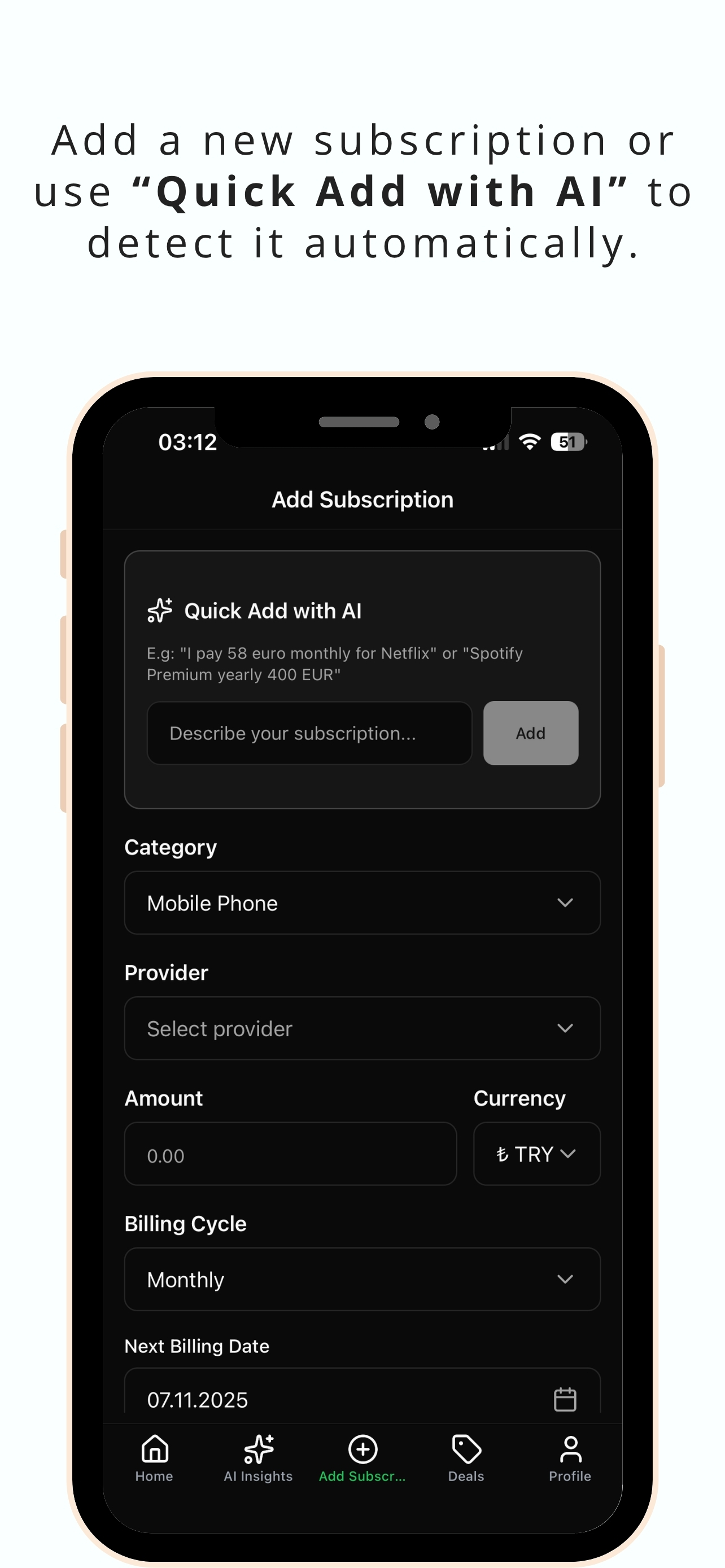Abonman - Subscription Manager