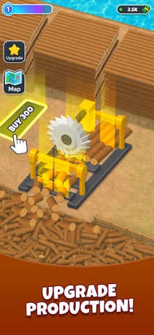 Lumber Empire - Wood Harvest iPhone screenshot