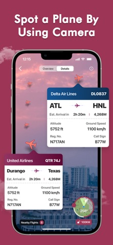 Spot Planes – 实时航班查询与定位 Map screenshot