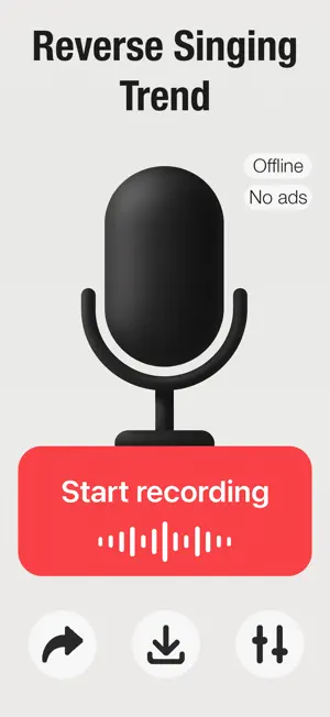 Reverse Audio - Reverse Play screenshot 1