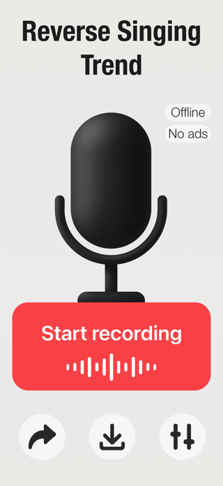 Reverse Audio - Reverse Play Screenshot 1 of 5