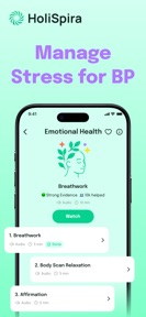 HoliSpira: Blood Pressure Plan screenshot
