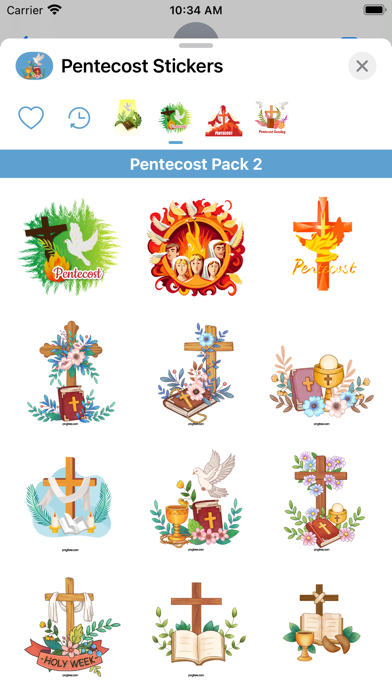Screenshot #2 pour Pentecost iStickers