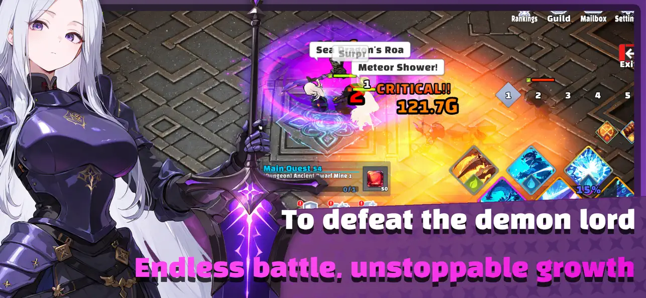 Raising Reincarnated SwordMage Hack screenshot 3 - game app interface