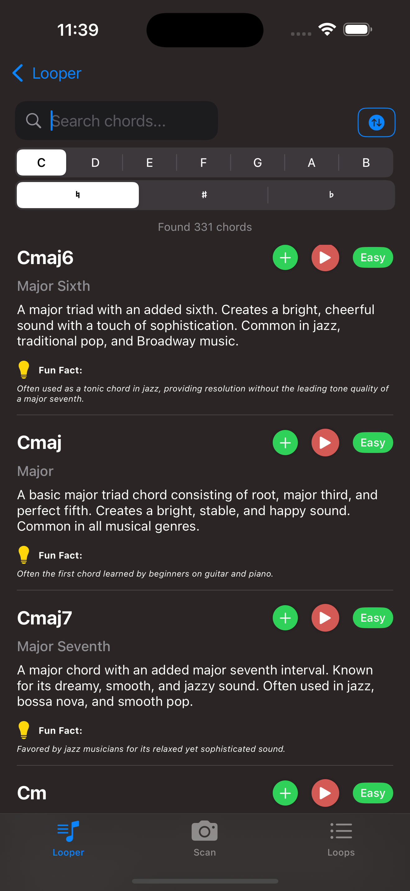 ChordScanner
