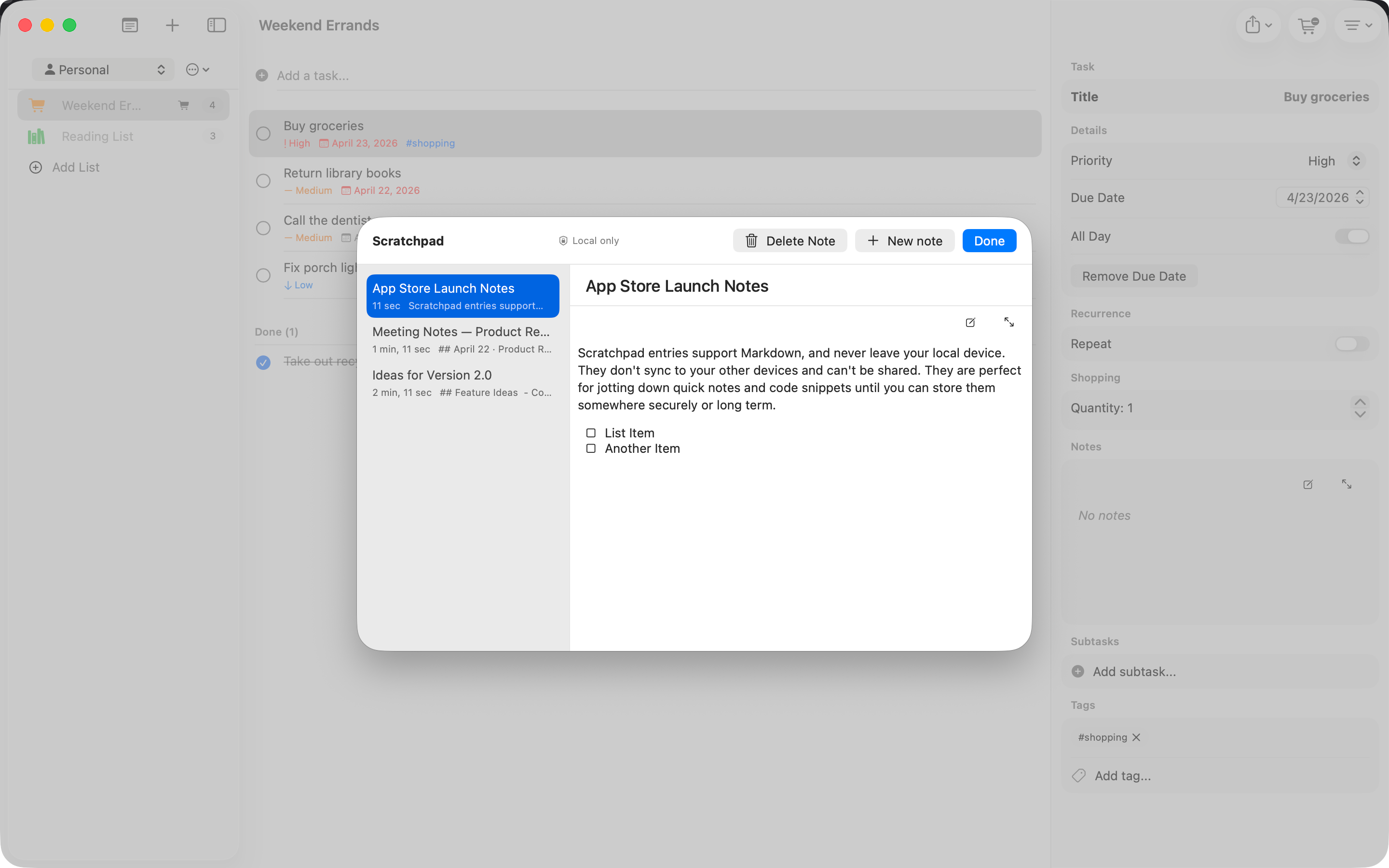 TaskScratch