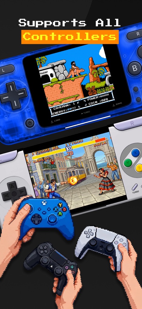 Game Emulator: GamePod Emu - This emulator offers comprehensive support for external gamepads, enabling users to connect modern controllers like Xbox and PlayStation 5 for a tactile and authentic gaming experience.