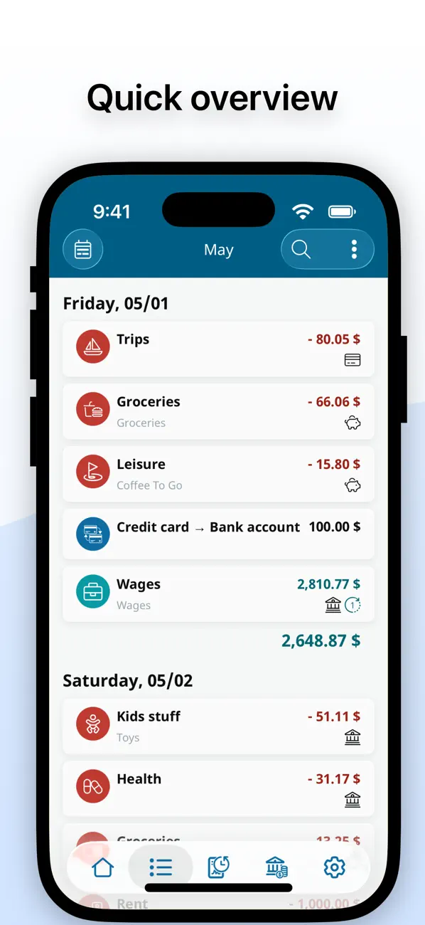 #4. MoneyControl Spending Tracker (iOS) Von: Priotecs IT GmbH