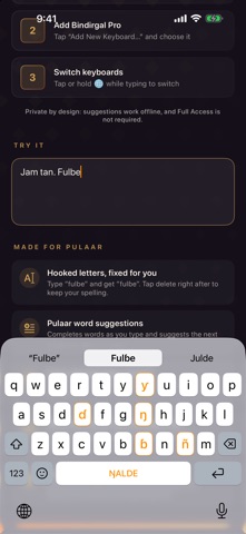 App screenshot
