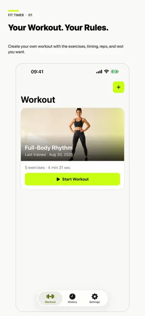 IntervalCraft: Workout Timer screenshot 1