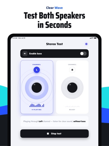 Clear wave | Speaker Cleaner iPad screenshot 7