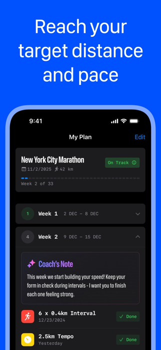 Marathon training - RunRight Screenshot 3 of 6