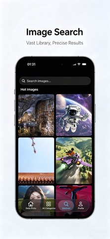 Wallpix - HD wallpaper iPhone screenshot