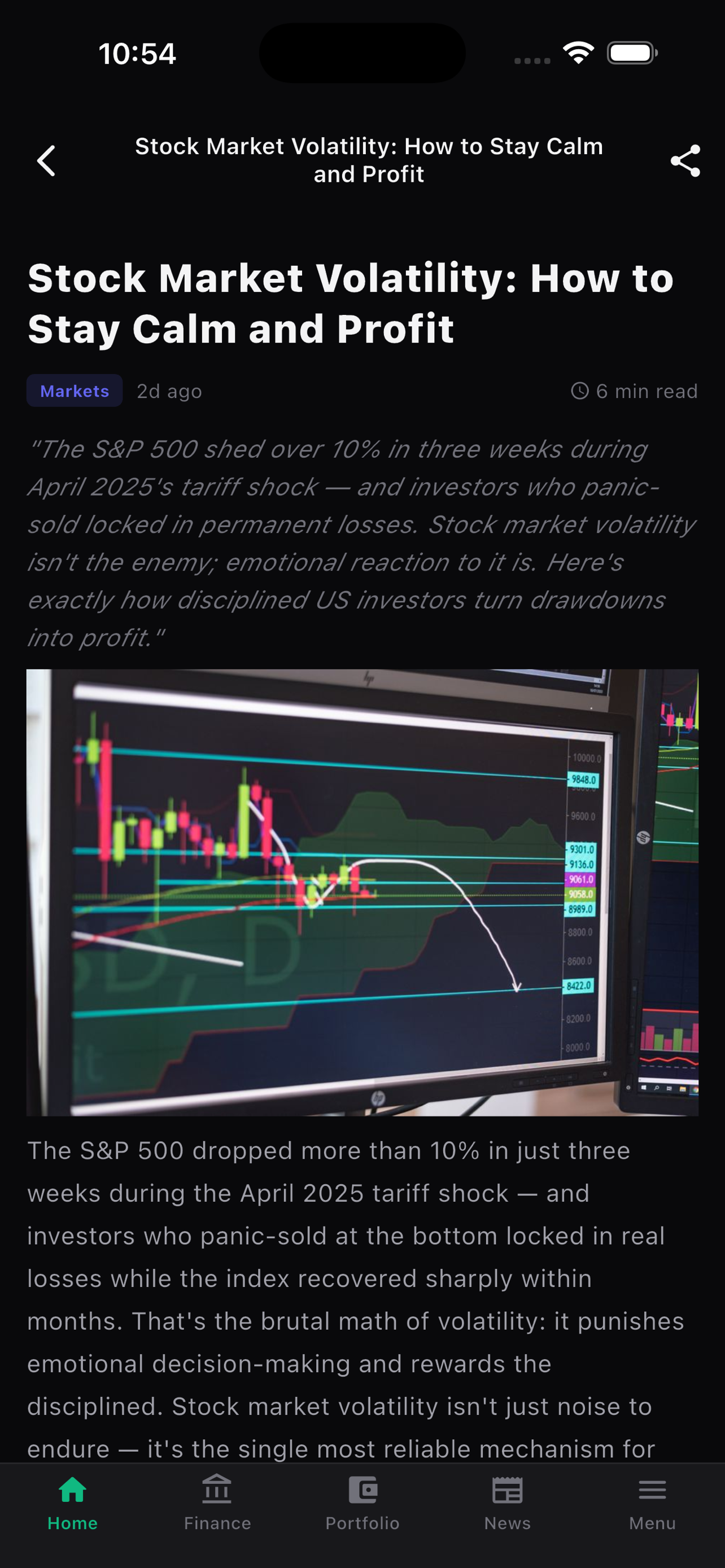 Stock Market ROI screenshot 6