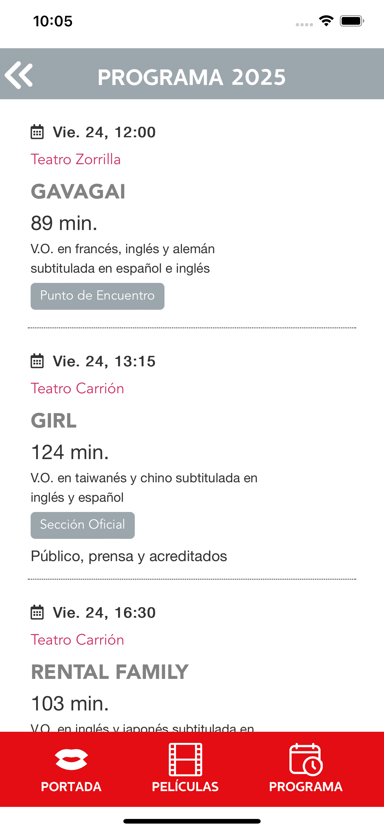 Semana de Cine de Valladolid screenshot 4