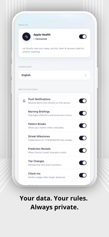 Enfiity – Human Performance OS screenshot