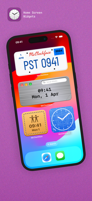 ‎McClockface – Flip Clock Screenshot