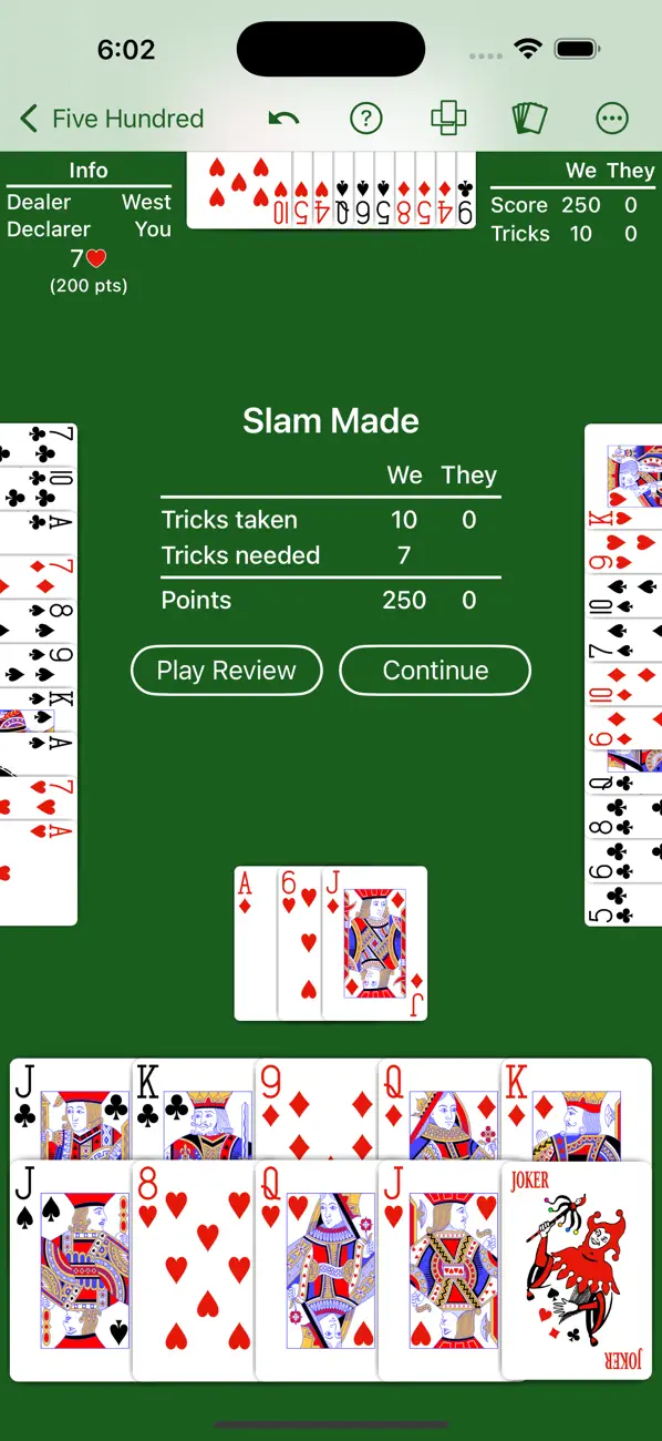 Screenshot #2 pour Five Hundred (500) - Expert AI