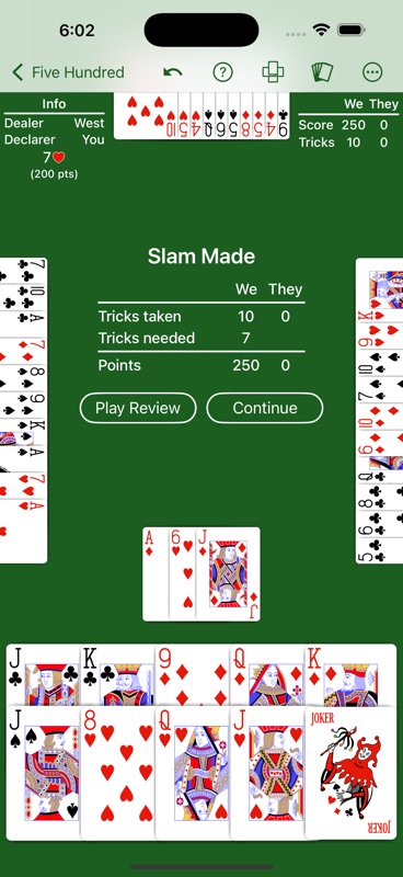 Five Hundred (500) - Expert AI screenshot 3