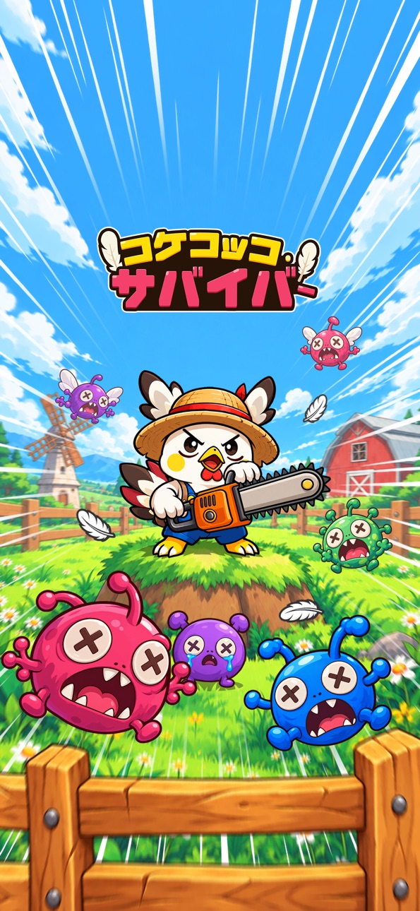 Cluck Survivor : Farm Defense iOS Mod IPA screenshot 1 - iOS game interface
