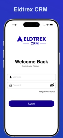 Eldtrex CRM iPhone screenshot