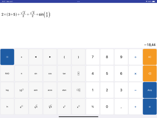 Screenshot #4 pour Calculatrice Scientifique +