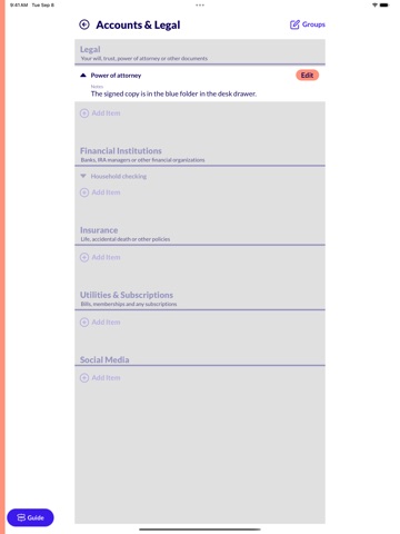 App screenshot