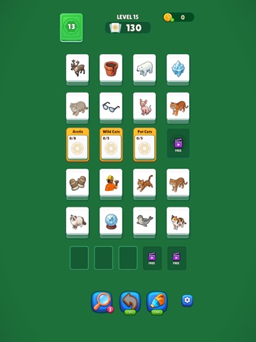 Solitaire Sort Word Puzzle iPad screenshot