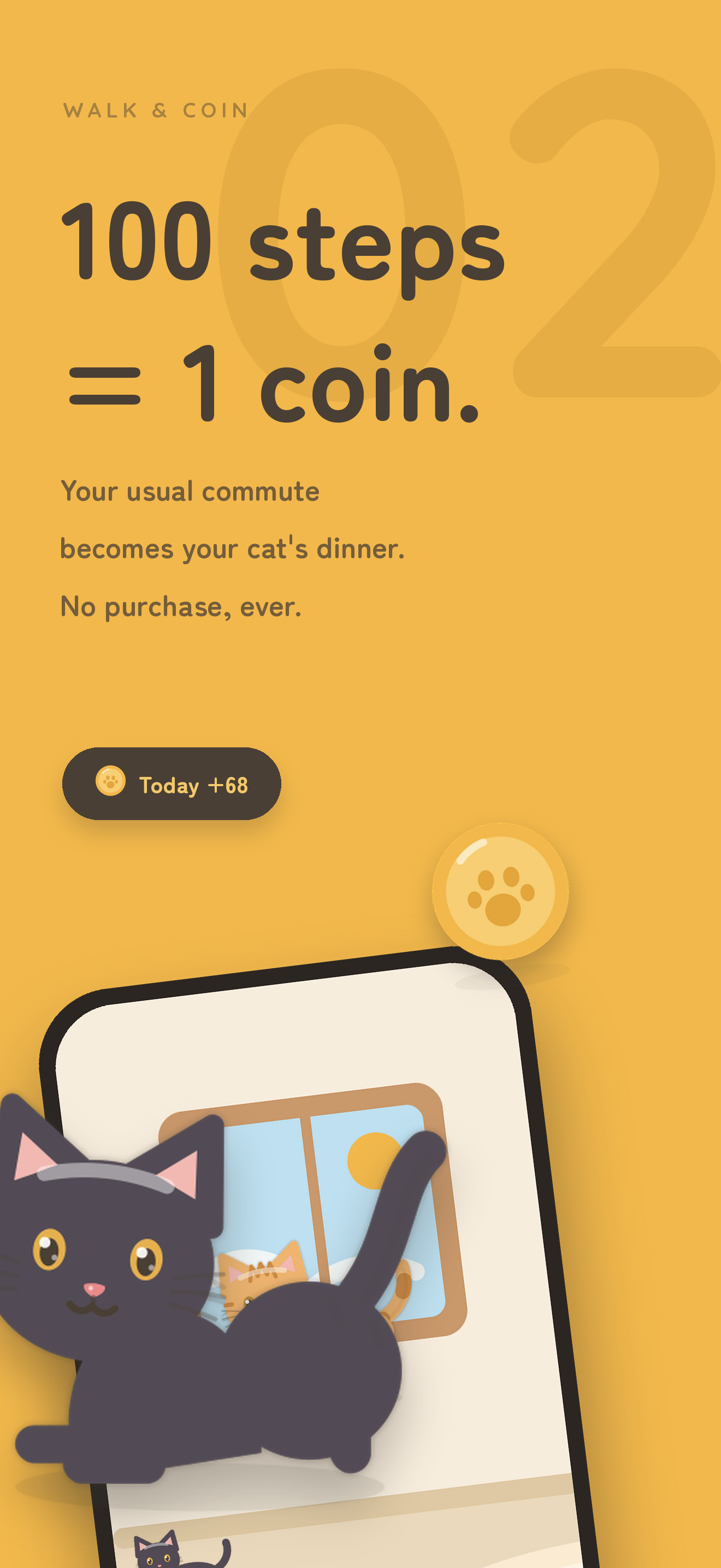 NekoWalk: Cat Step Counter screenshot 2