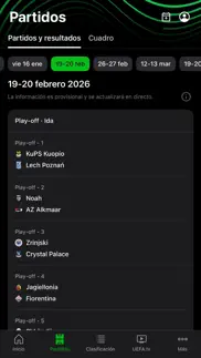 uefa conference league iphone capturas de pantalla 2