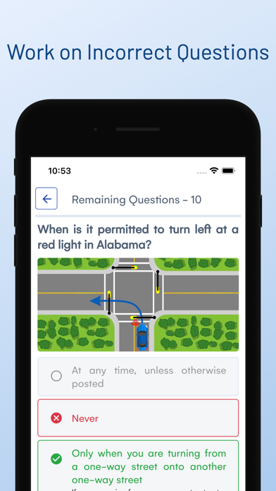 Alabama DMV Driver Permit Test Screenshot