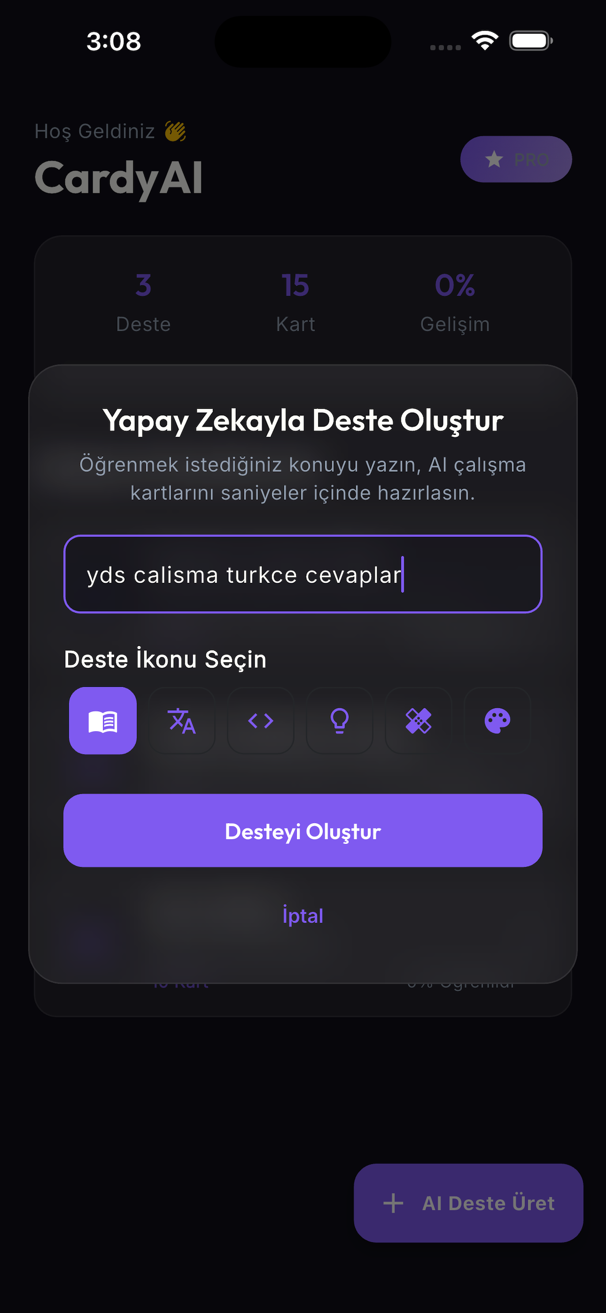 CardyAI: AI Flashcards screenshot 4