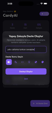 CardyAI: AI Flashcards Screenshot 4 of 6