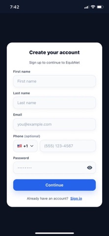EqubNet screenshot