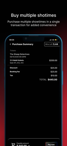 Cinebox Cinemas iPhone screenshot
