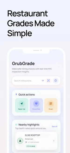 GrubGrade: NYC Food Grades screenshot 2