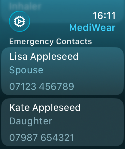 MediWear: Medical ID for Watch