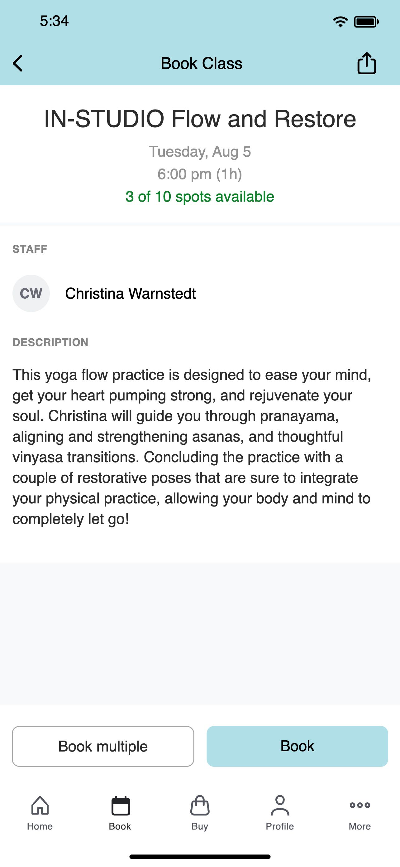 Nava Yoga Studio screenshot 3
