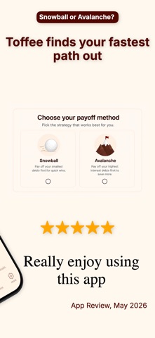 Toffee: Debt Payoff Planner Screenshot 3 of 8