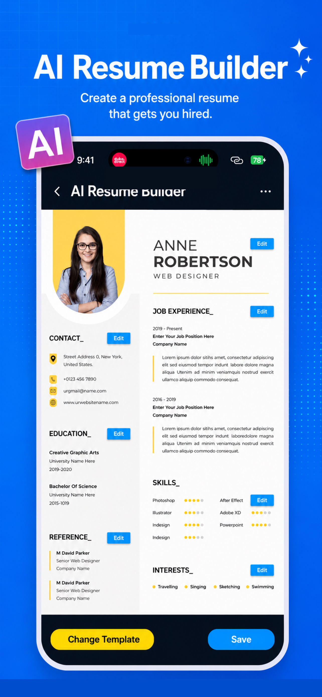 ATS Resume Builder: Smart CV screenshot 7