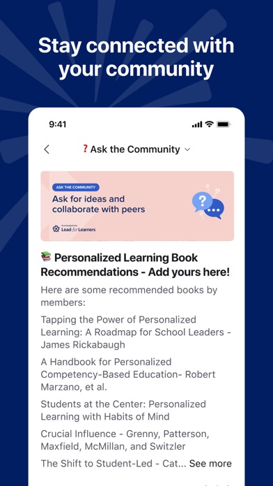 KnowledgeWorks Community iPhone screenshot 4 - Social Networking app