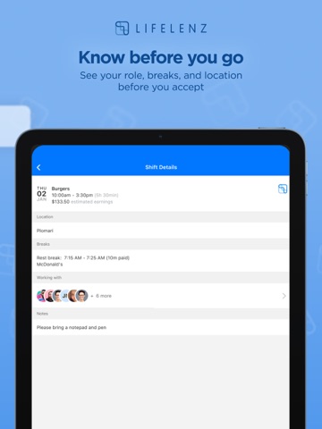 LIFELENZ iPad screenshot 3