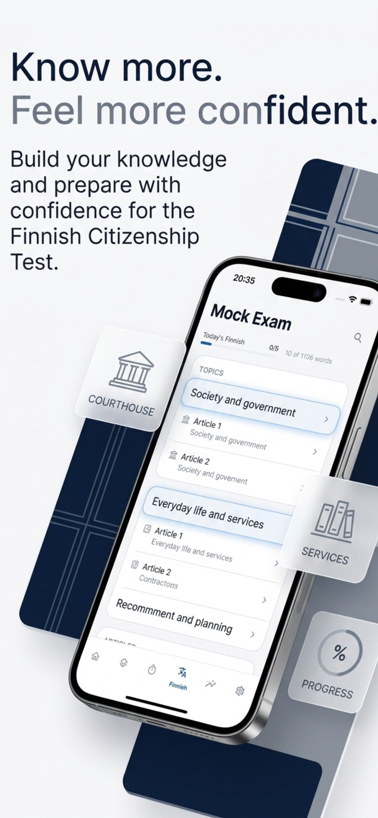 Screenshot 1 of Finland Citizenship Test 2027
