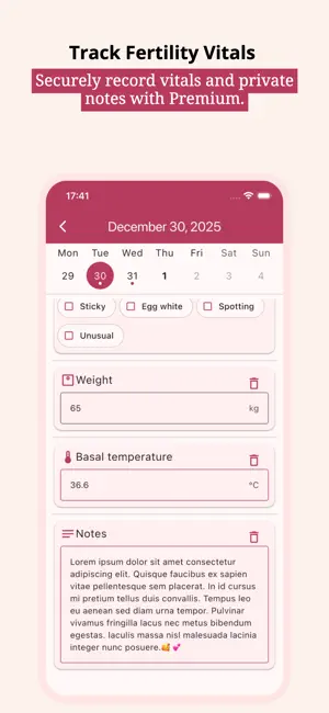 Azallea: Period Tracker screenshot 4