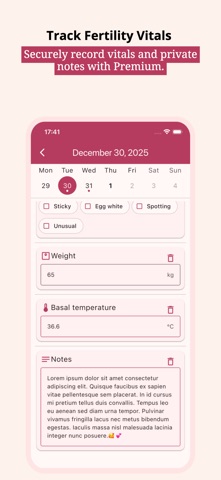 Azallea: Period Tracker screenshot