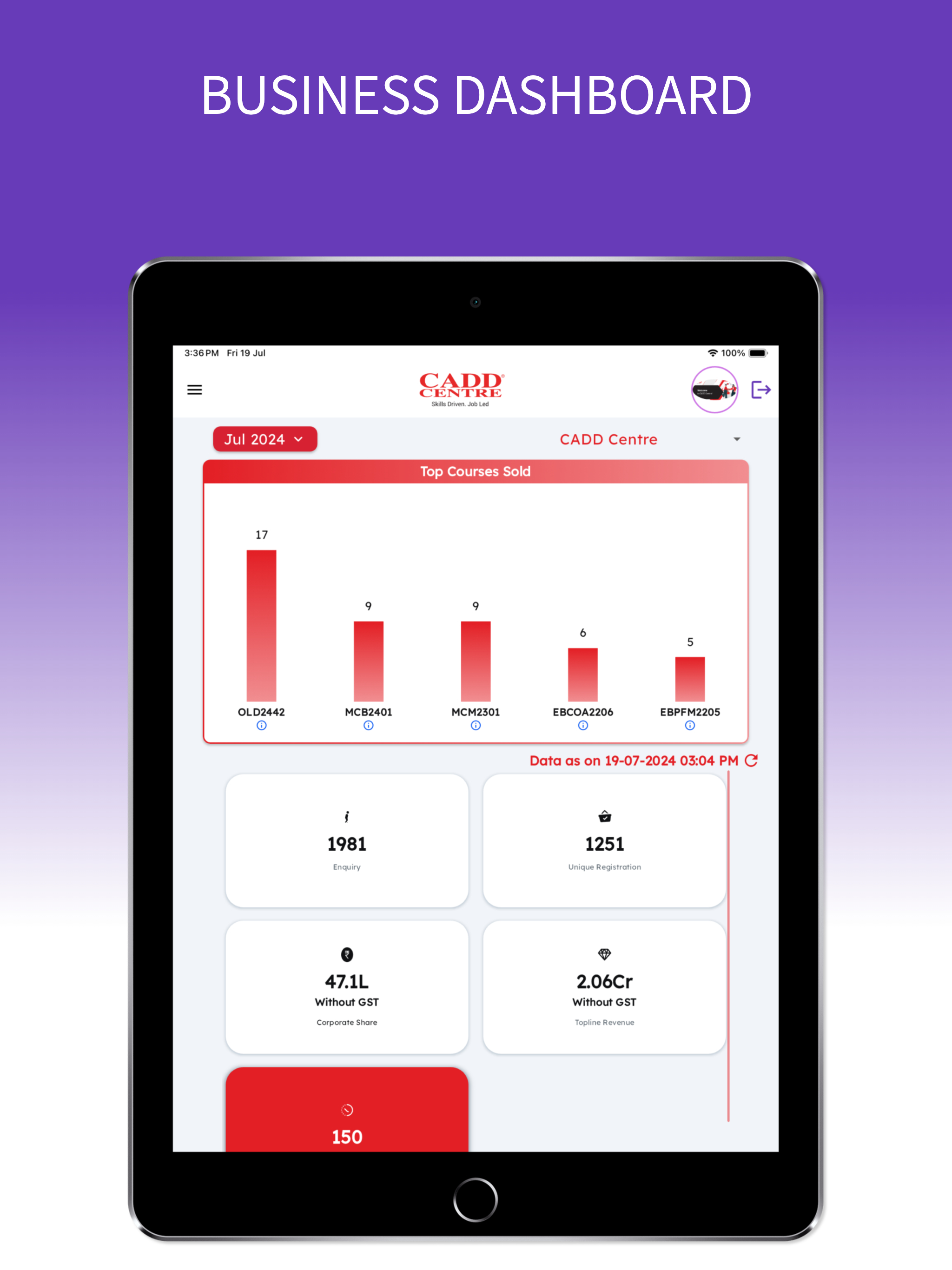 CADD Centre - Business App