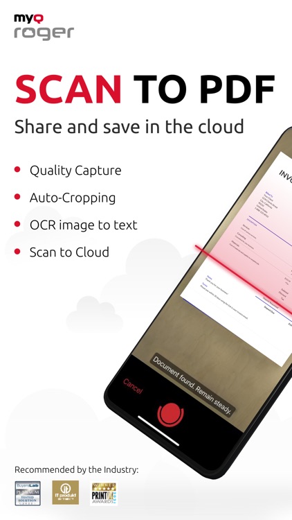 MyQ Roger: OCR scanner PDF