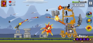 Boom Stick: Bazooka Puzzle iPhone screenshot