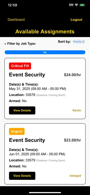 GuardLinkApp screenshot 2
